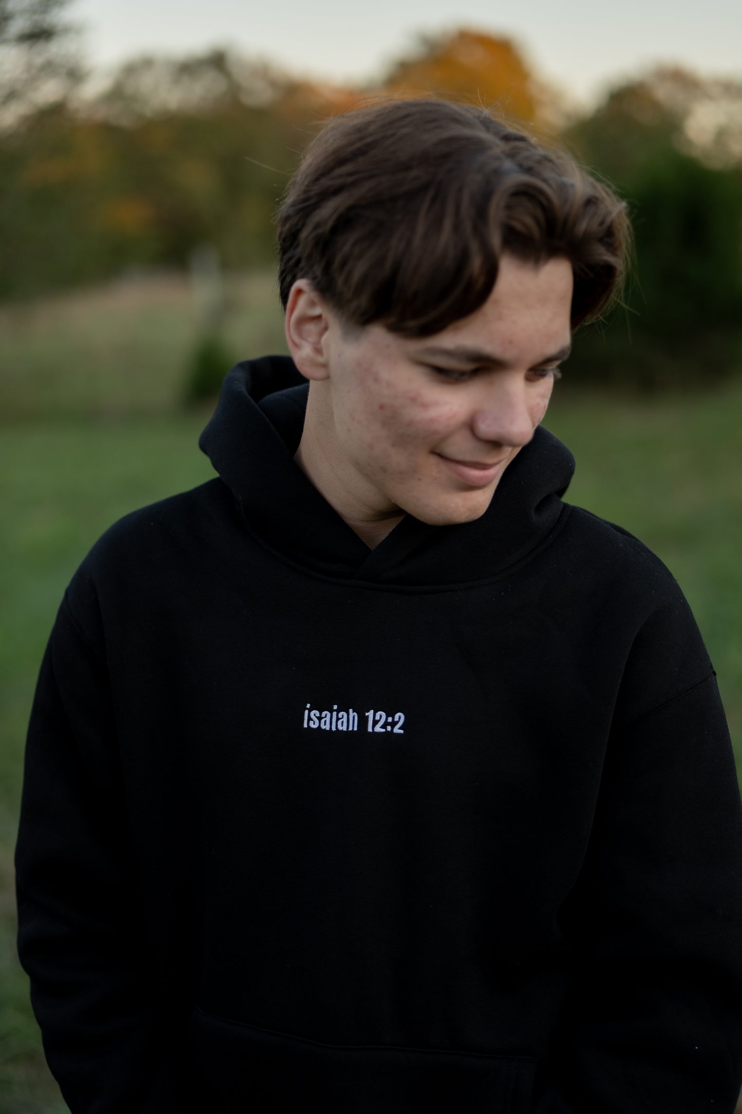 Heavy Weighted Hoodie -Black-